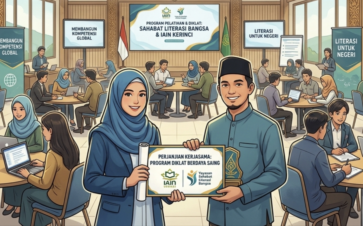 Gandeng IAIN Kerinci, Yayasan Sahabat Literasi Bangsa Siapkan Program Diklat Berdaya Saing